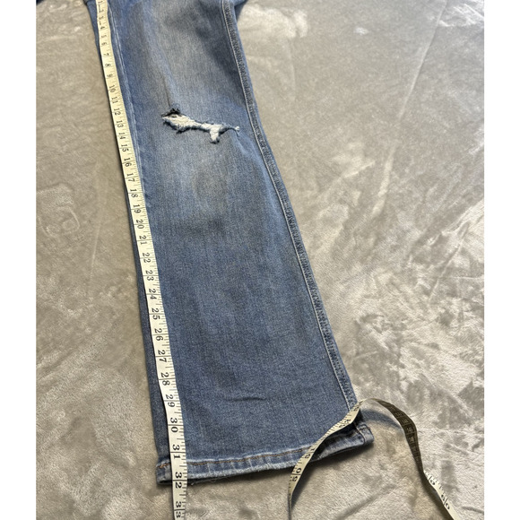 Judy Blue High Rise Straight Jeans Distressed Light Wash Women’s 5/27 JB88785 MD - Picture 3 of 13